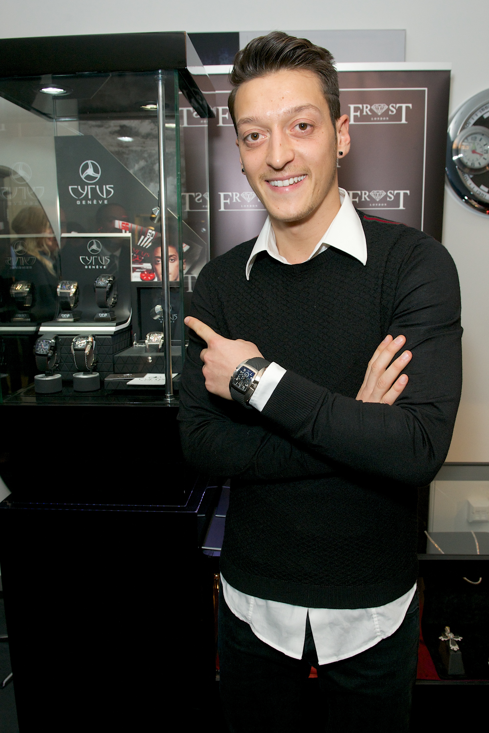 Mesut Ozil, Black Watch, Wristwatch, Automatic Watch, Luxury Watch