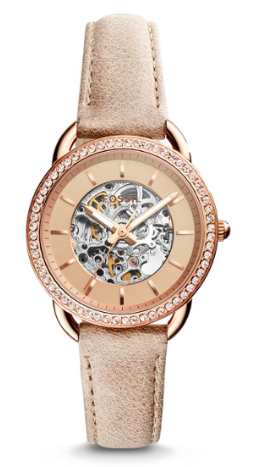 fossil three-hand watch, fossil watch, womens fossil watches
