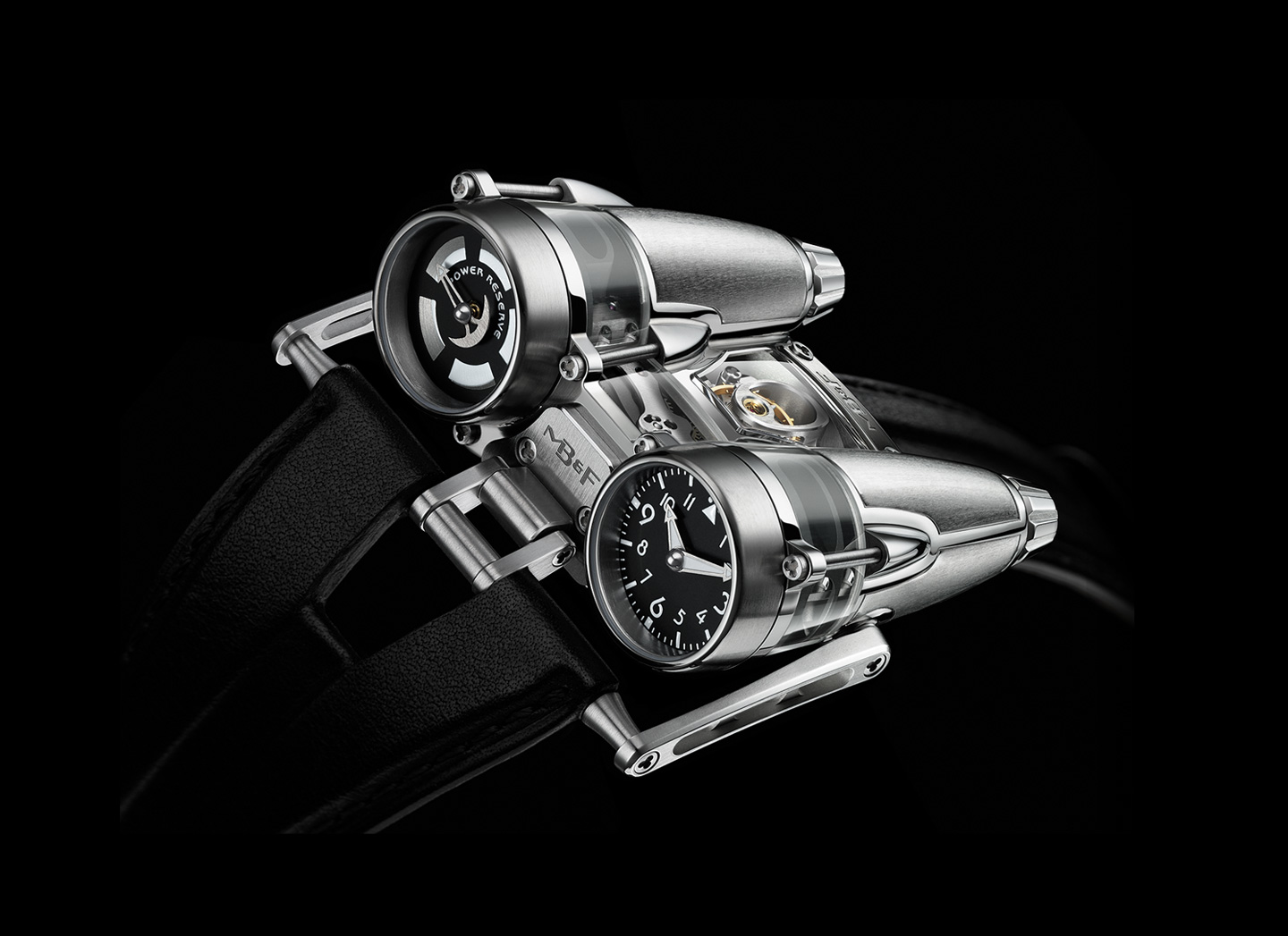 MB&F HM4 Thunderbolt Watch, High-tech Watches, Silver Watch, Modern Watch
