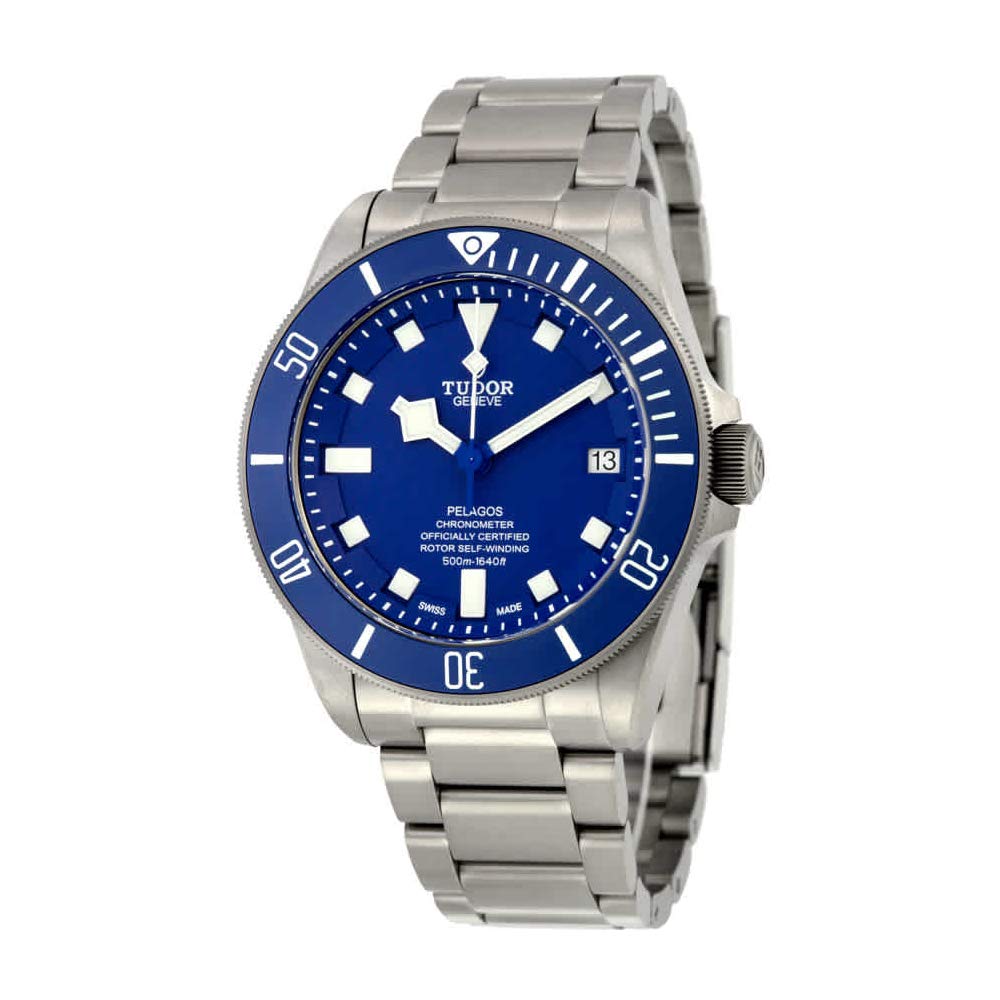 Tudor Pelagos, Blue Dial, Date Display, Self-winding Watch, Swiss Watch, Luxury Sports Watches