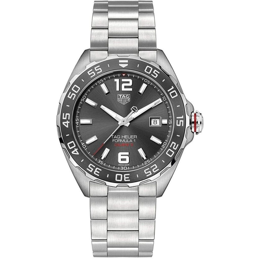 Tag Heuer Formula 1, Stainless-steel, Watches For Men Under $1000, Silver Watch, Date Display