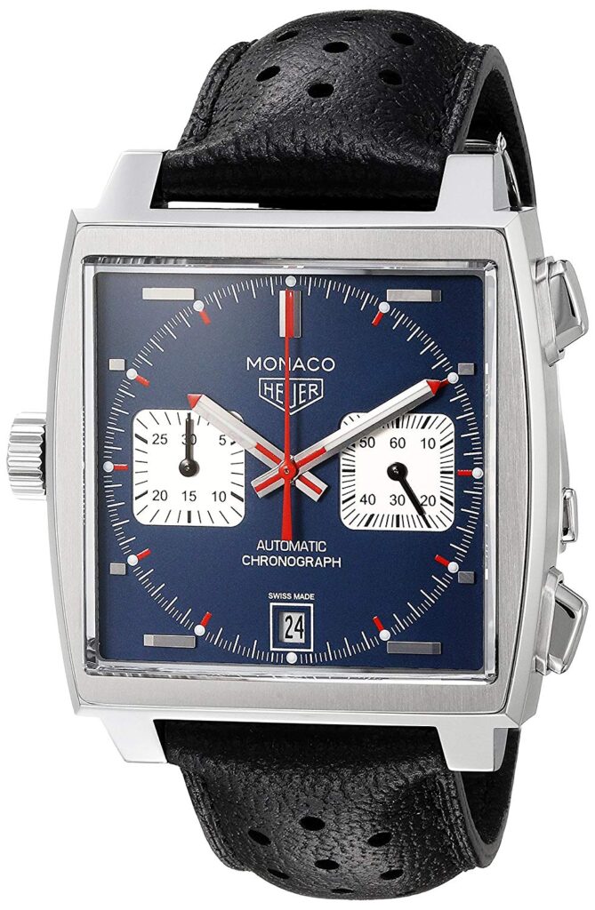 TAG Heuer Monaco, Modern Watch, Leather Watc, Automatic Watch, Chronograph