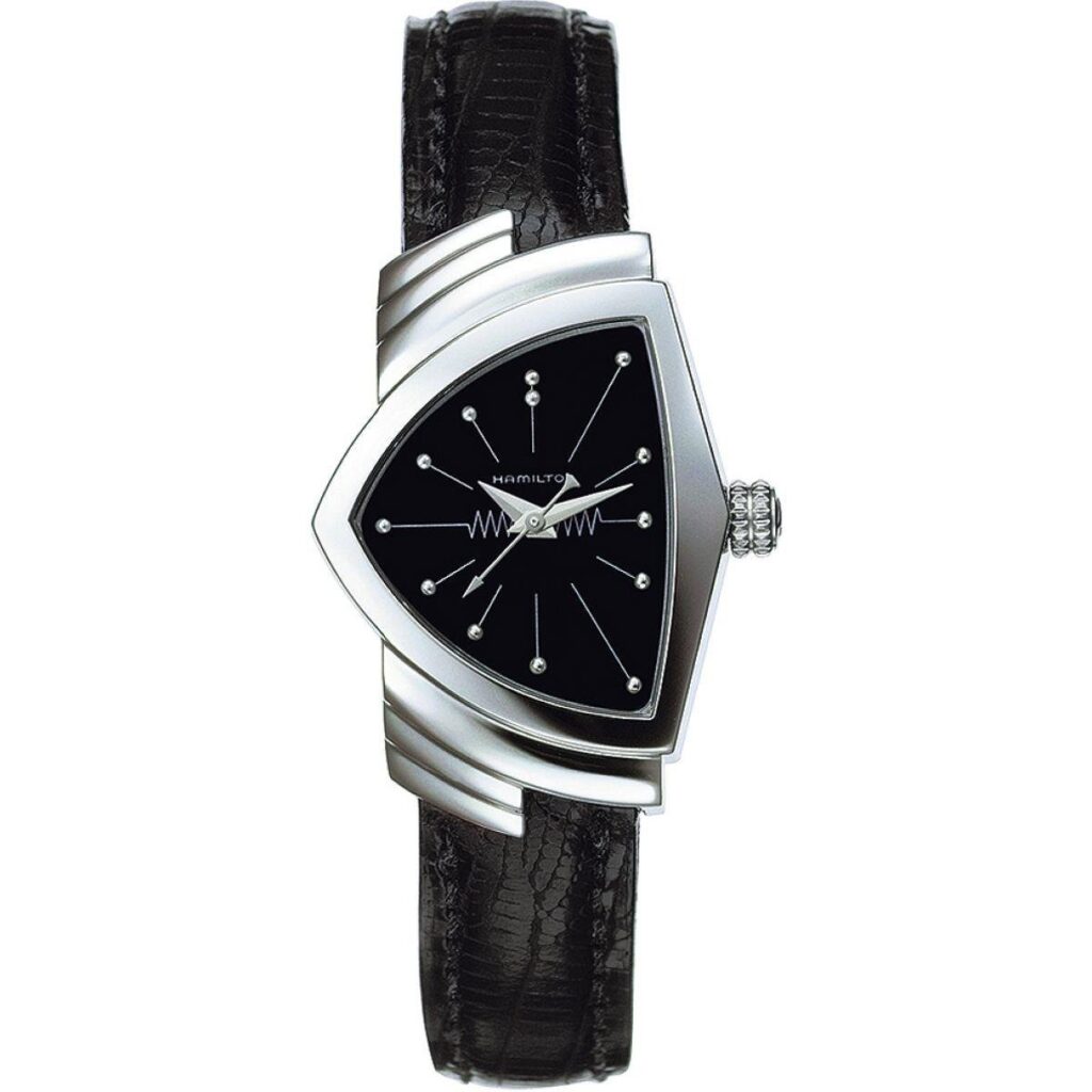 Hamilton Ventura Quartz Watch, Black Watch, Unique Watch, Luxury Watch, Ladies Watch