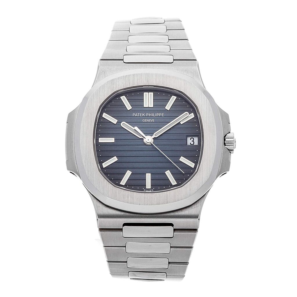 Patek Philippe Nautilus, Sports Watch, Date Display, Silver Watch