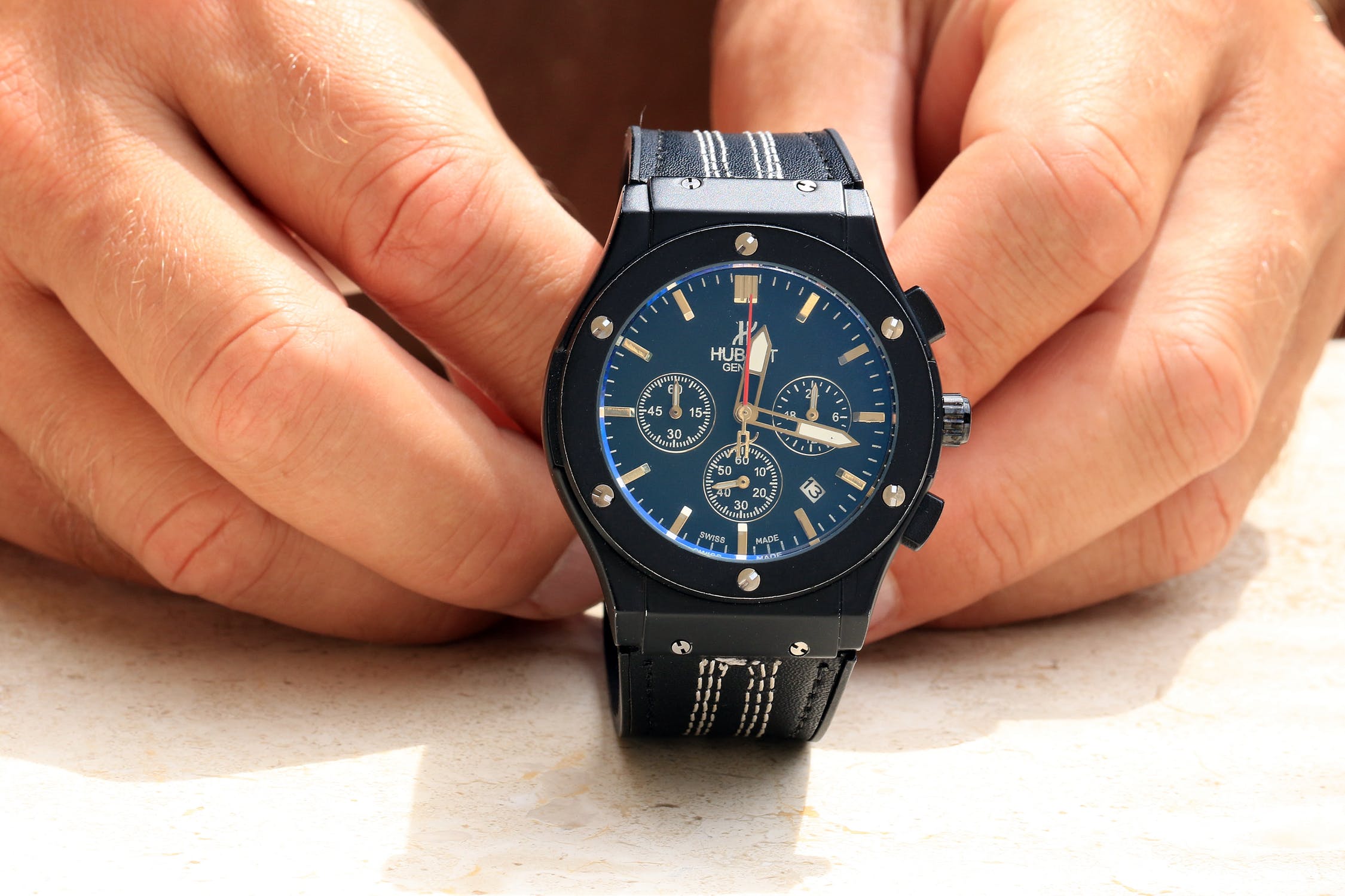 Luxury Watches, Black Watch, Wristwatch, Hand, Automatic Watch