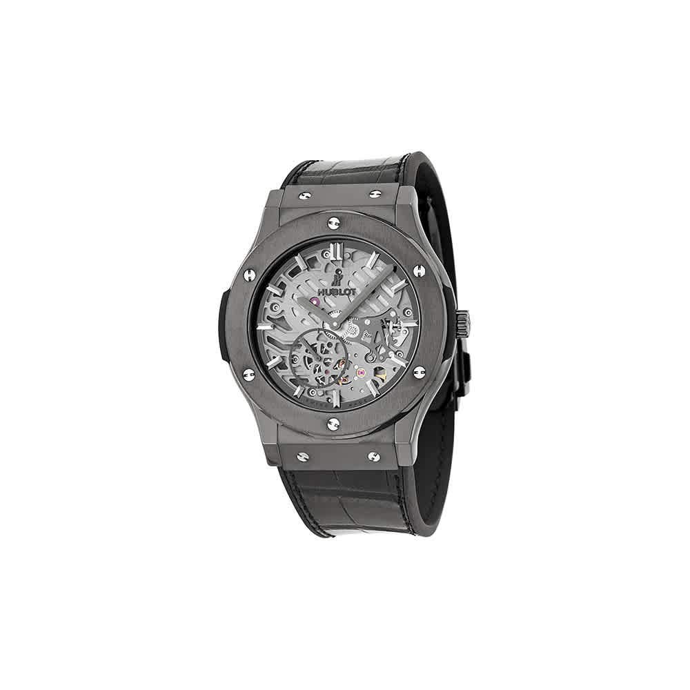 Hublot Classic Fusion Classico Ultra-Thin All Black, Black Watches, Luxury Watch, Swiss Watch