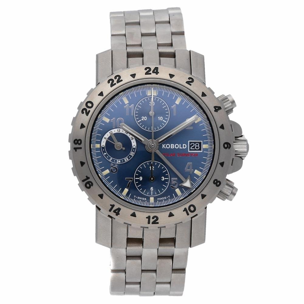 Polar Surveyor Chronograph, Silver Watch, Date Display, Automatic Watch, Luxury Watch