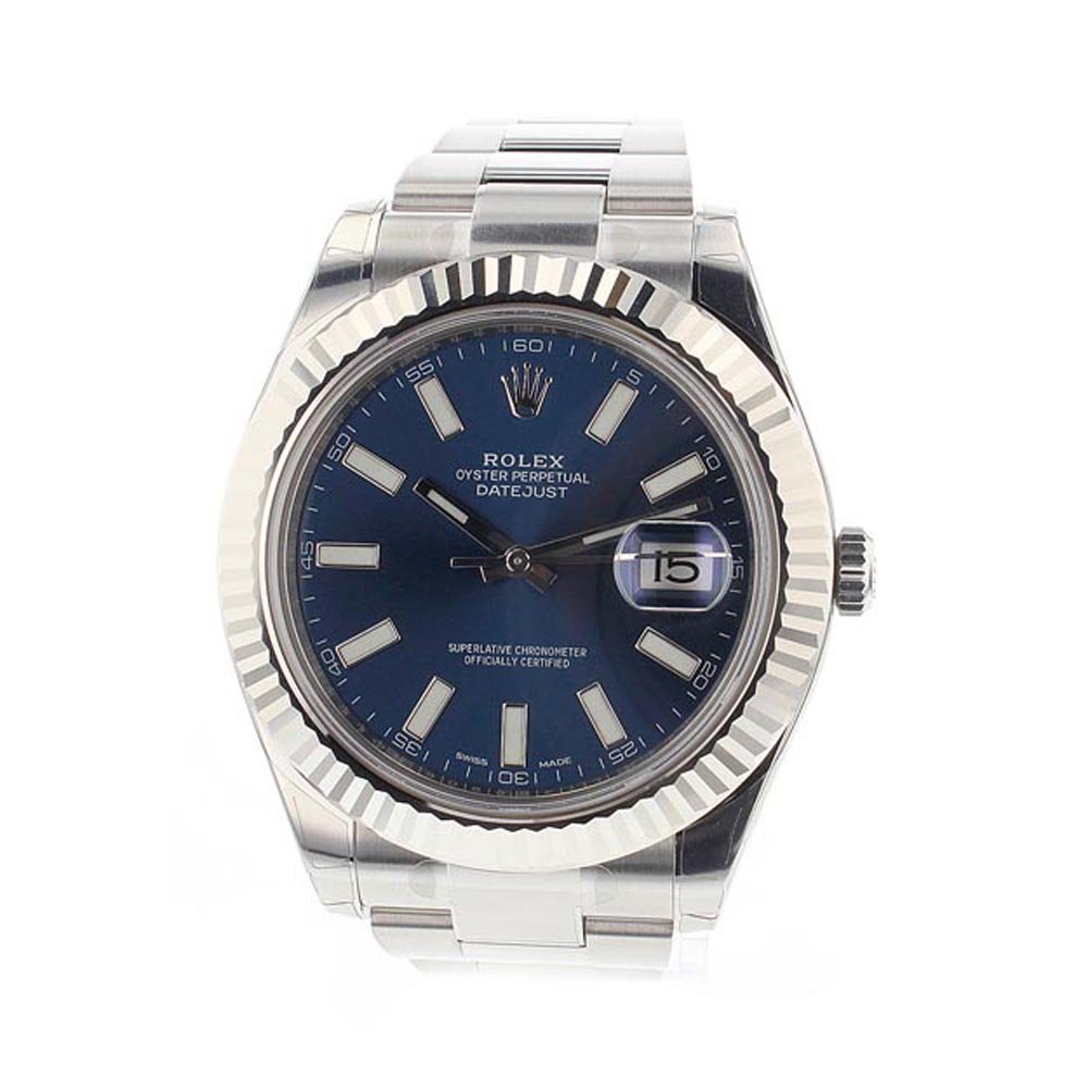 Rolex, Luxury Watch Brands, Date Display, Blue Dial, Swiss Watch