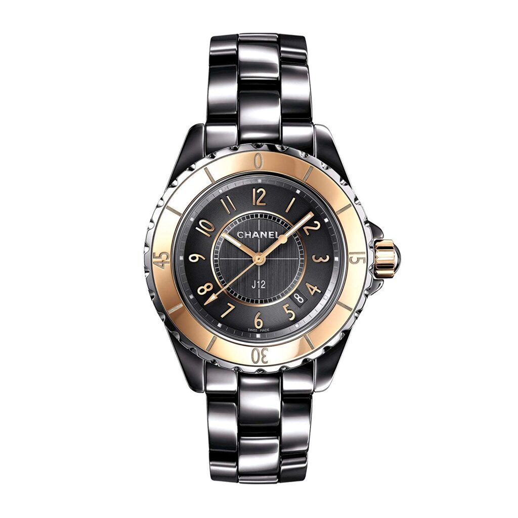 Chanel J12 Grey Dial Titanium Ceramic Automatic Ladies Watch, Watch Brands In-house, Silver Design, Gold Design, Luxury Watch