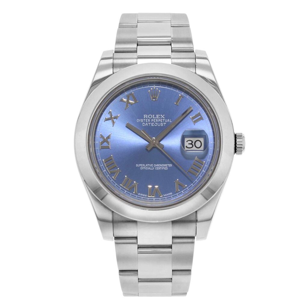 Rolex Datejust, Silver Strap, Date Display, Chronometer, Swiss Watch