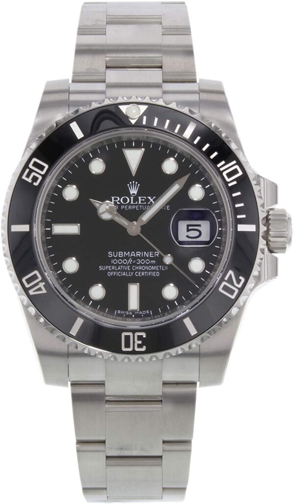 Rolex Submariner, Popular Rolex Models, Black Dial, Swiss Made Watch, Silver Watch