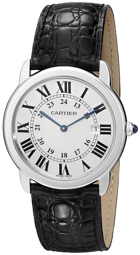 Cartier Ronde de Solo, Men's Dress Watches, Leather Watch, Swiss Watch, Luxury Watch