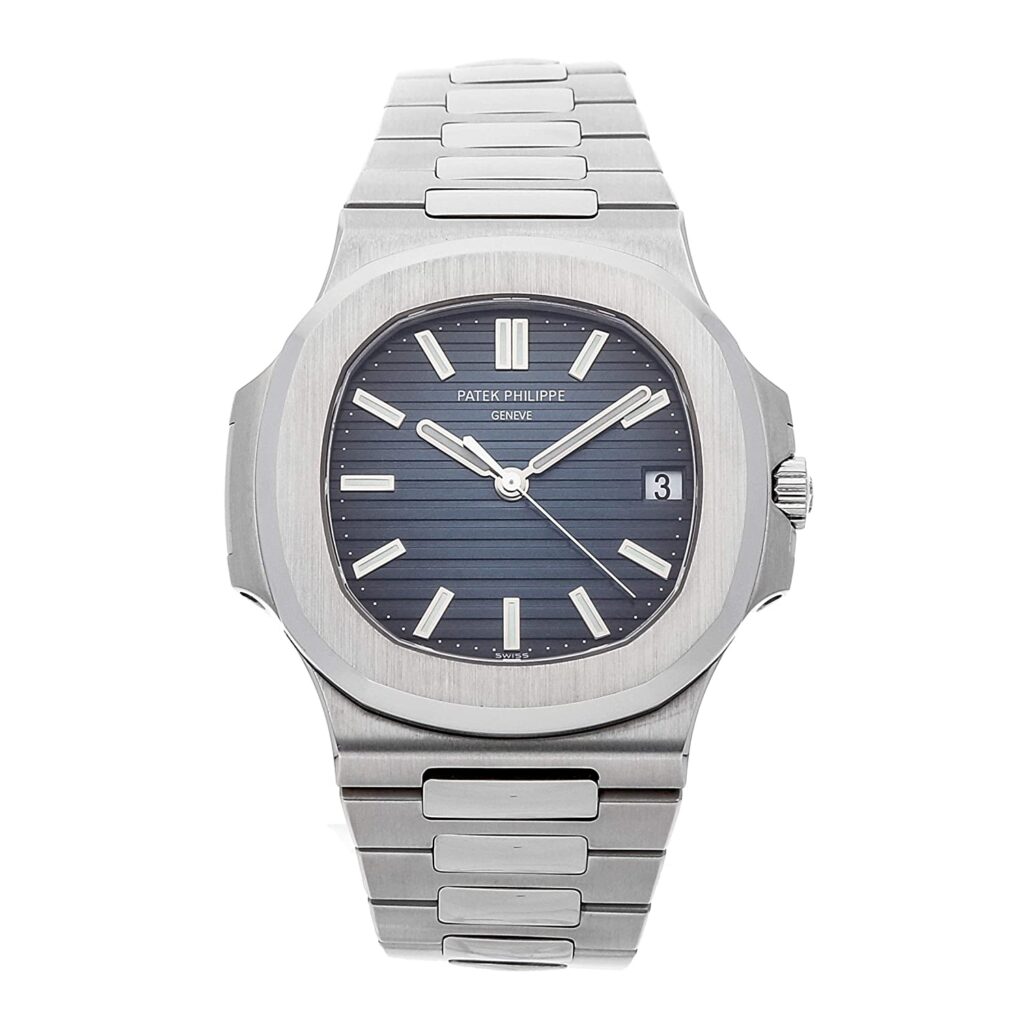 Patek Philippe Watch, Date Display, Silver Watch, Swiss Made Watch