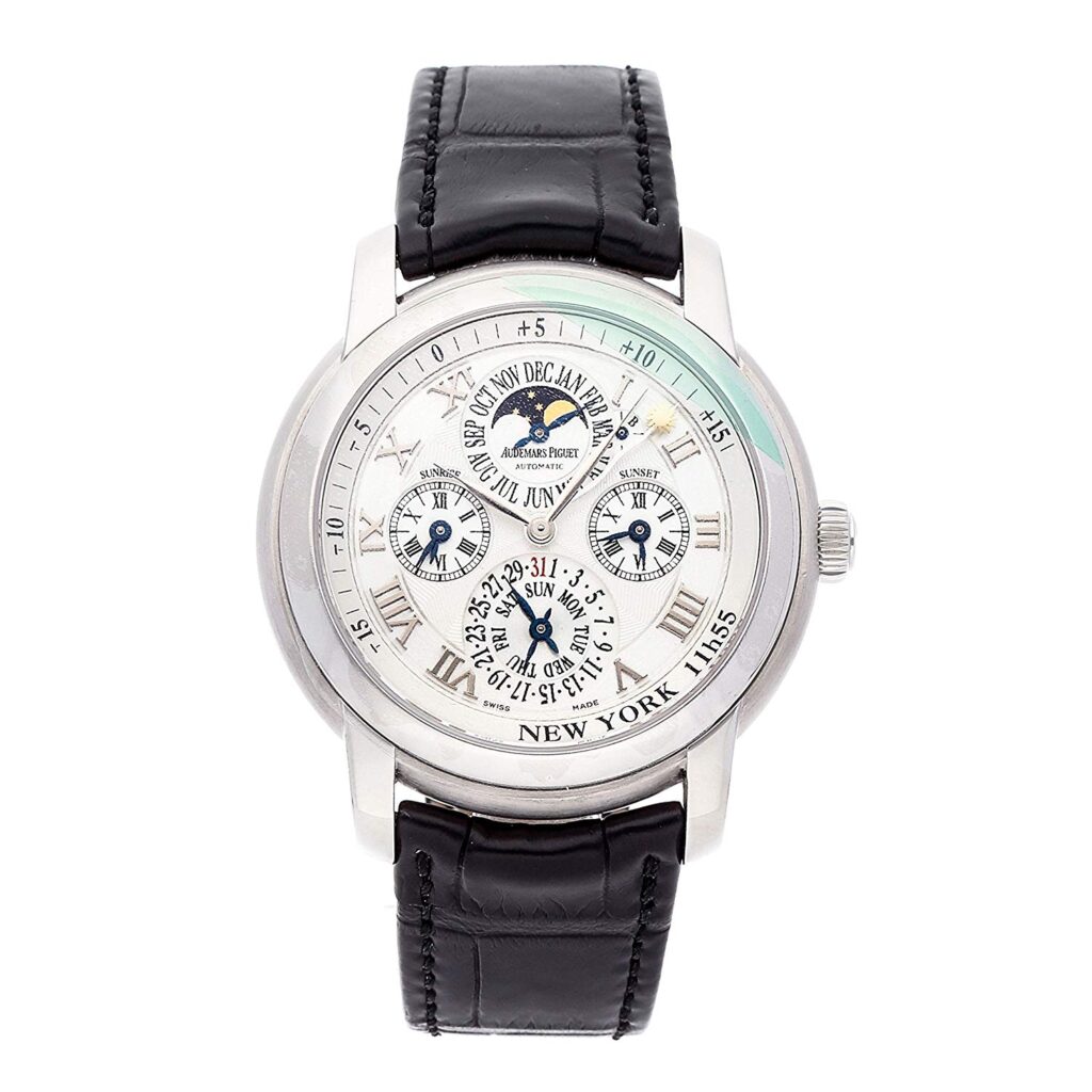 Audemars Piguet Jules Audemars Audemars Piguet Jules Audemars, Leather Watch, Swiss Watch, Men's Dress Watches
