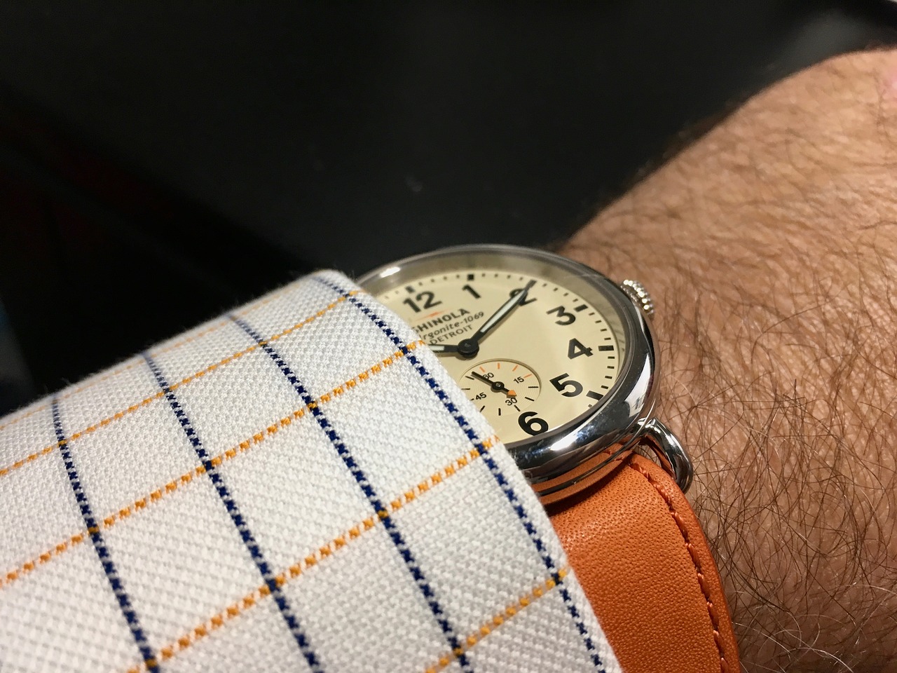 Luxury Watch, Analogue Watch, Wristwatch, Fashionable Watch, Stylish Watch, Orange Watch Strap