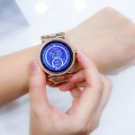 High-tech Watches, Modern Watch, Wristwatch, Digital Watch, Blue Watch Face