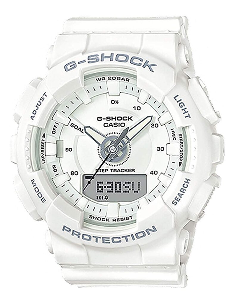 Casio G-Shock Gma-S130-7A, White Watches, Digital Watch, Modern Watch, Step Tracker Function