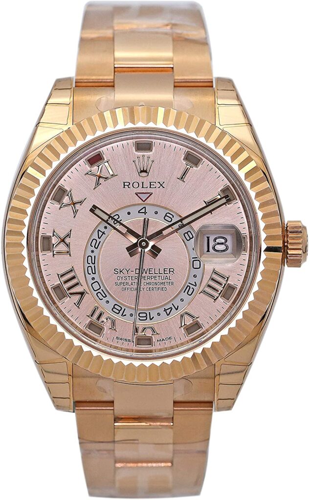 Rolex Sky-Dweller, Drake, Gold, Timekeeping, Swiss Watch, Automatic Watch