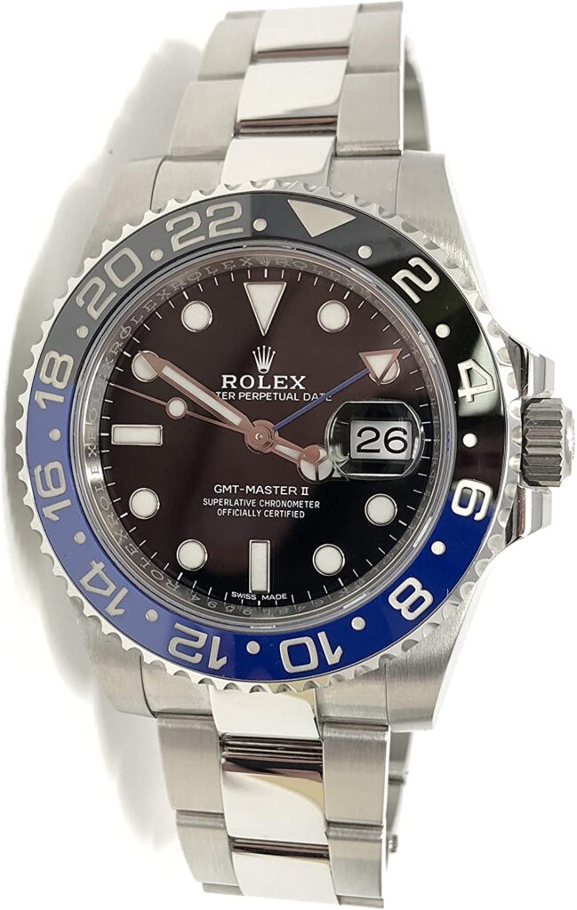 Rolex GMT-Master II, Drake, Blue, Black, Sapphires, Diamonds, Swiss Watch