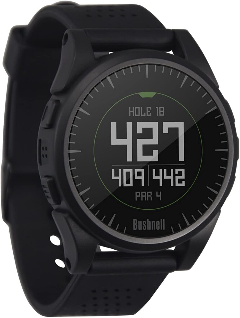 Golf Fashion, Bushnell Golf Excel Golf GPS Watch, Digital Watch, Smartwatch, Black Watch