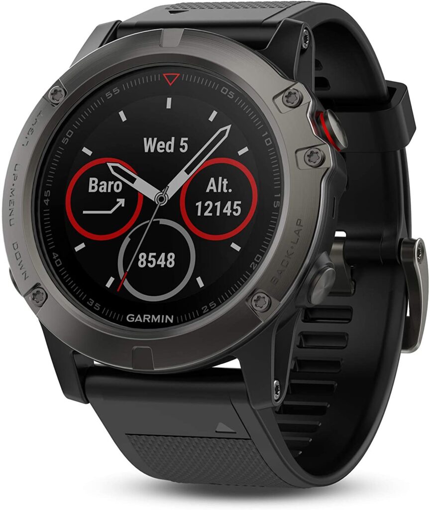 Golf Fashion, Garmin Fenix 5X Plus Golf Watch, Rubber Watch, Modern Watch, Smartwatch, Digital Watch