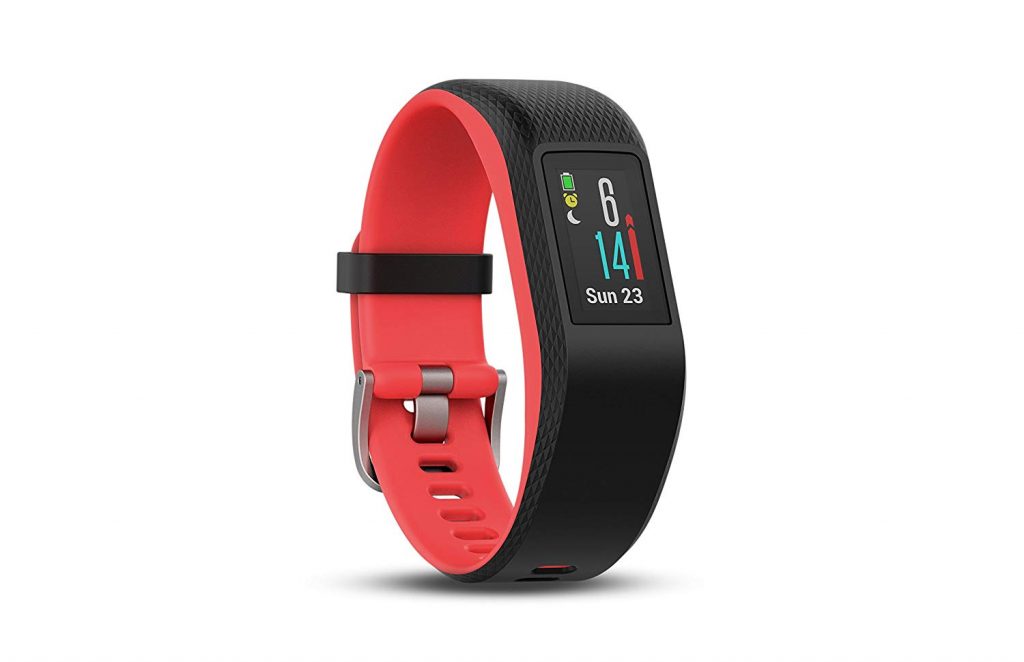 Garmin Vivosport, Fitness Watch, Pulsometer, Red, Black, GPS, Smartwatch