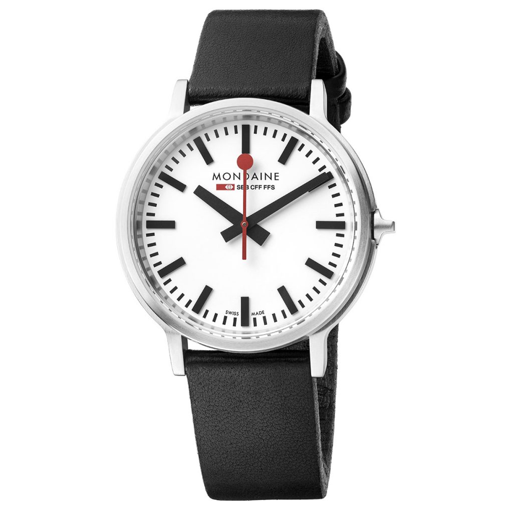Mondaine Stop2Go, Quartz Watch, Elegant, Swiss, White