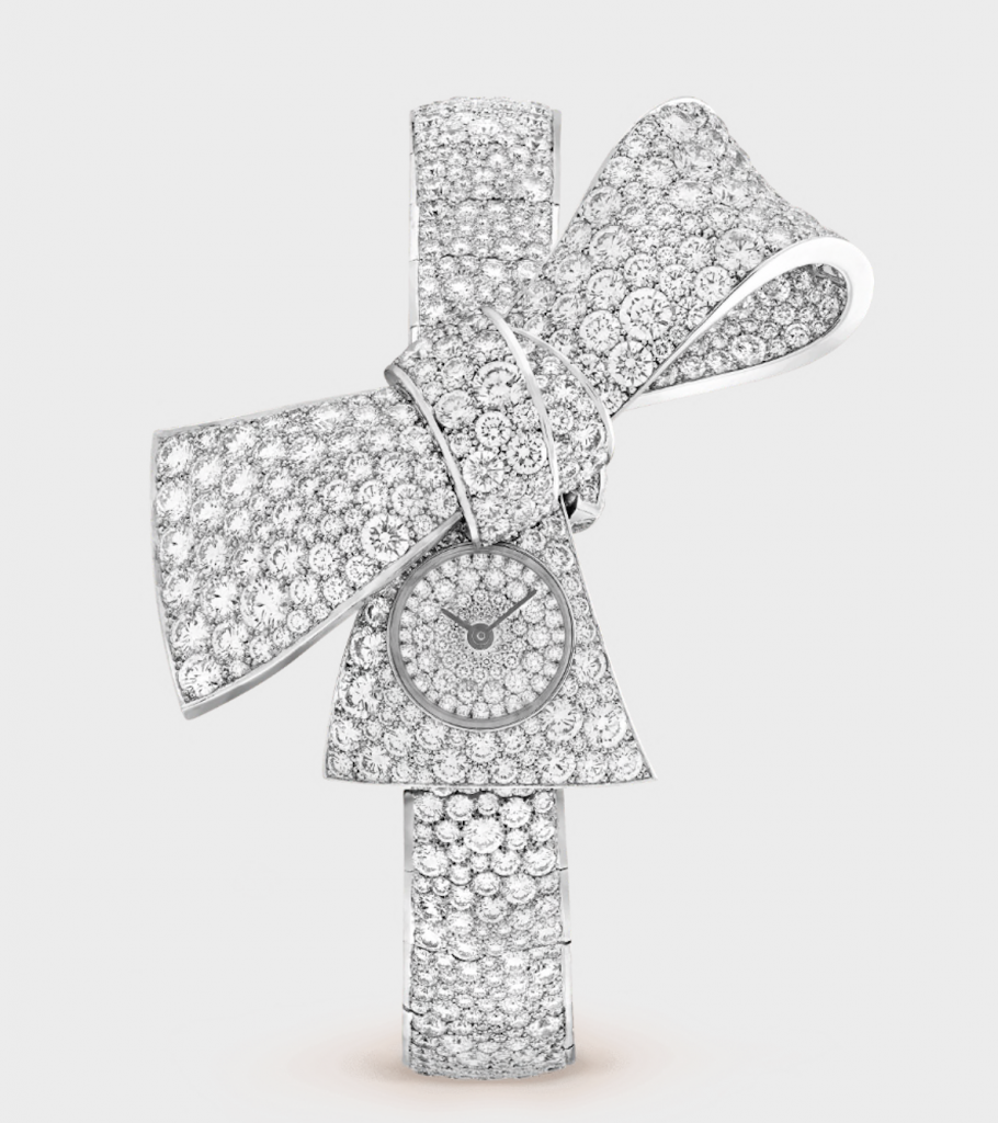 Ladies Diamond Watches, Ladies Watch, Van Cleef & Arpels Ruban Secret Watch, Luxury Watch