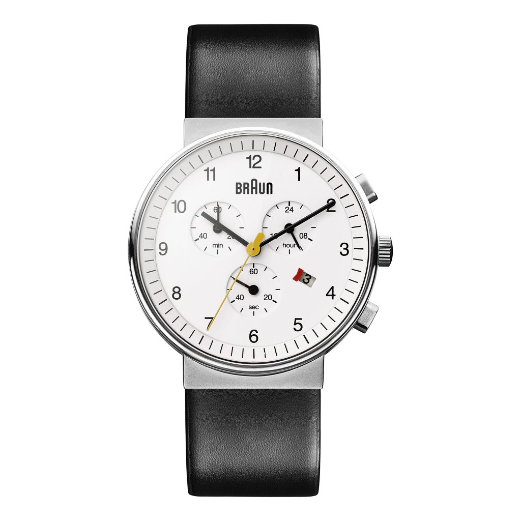 Braun BN0035, Quartz Watch, White, Leather, Steel