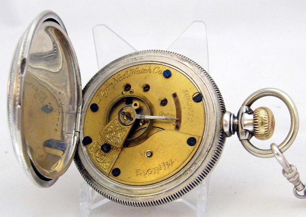 Vintage Elgin National Watch Co. Pocket Watch, Hunter Case, Old Watch, Classic Watch, Antique Watch, Rare Watch