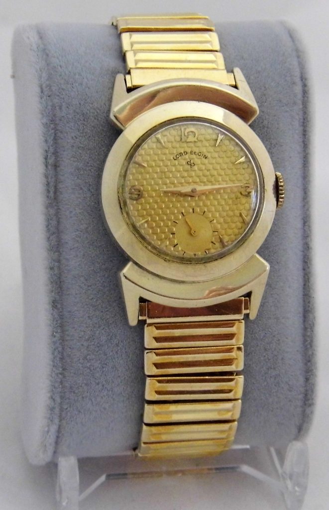 Vintage Lord Elgin Men's Watch, 21 Jewels, 14K Gold Filled Ross Case, Wristwatch, Luxury Watch