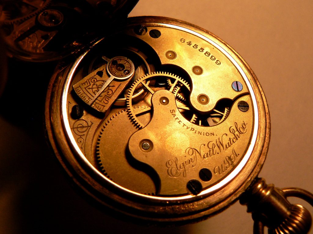 Elgin Pocket Watch Movement, Vintage Watch, Old Watch, Classic Watch, Rare Watch, Antique Watch