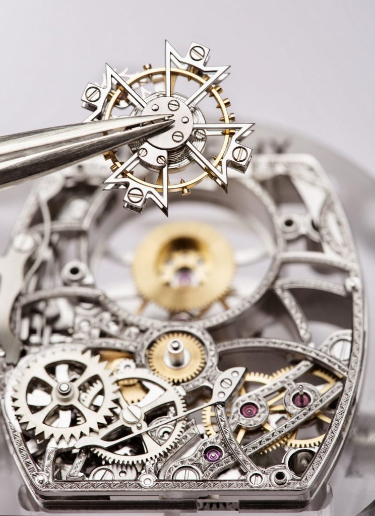 Vacheron Constantin Malte Tourbillon Openworked, Watch Components, Watch Parts, Steel Watch