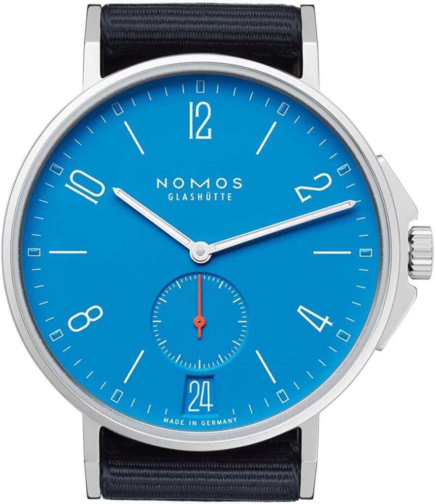 Nomos Ahoi Date Siren Blue, Nomos Watch, Minimalistic Design, Classic Watch, Comfortable Watch