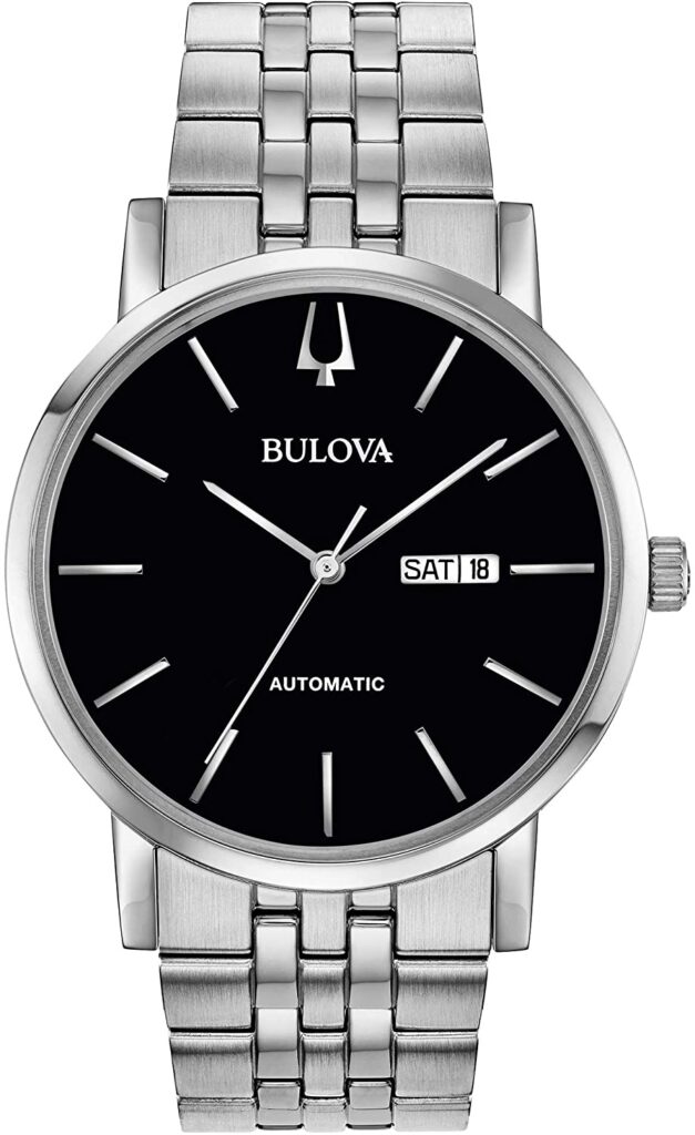 Bulova Dress Watch 96C132, Steel Watch, Automatic Watch, Analogue Watch, Sophisticated Watch