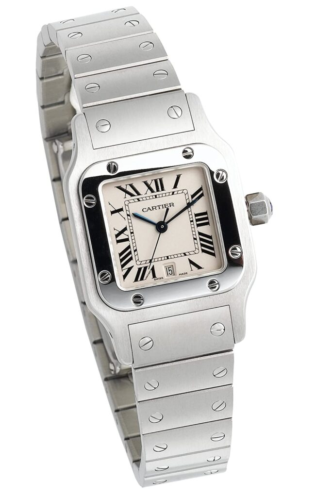 Sapphire Crystal Watch, Cartier Watch, Luxury Watch, Steel Watch