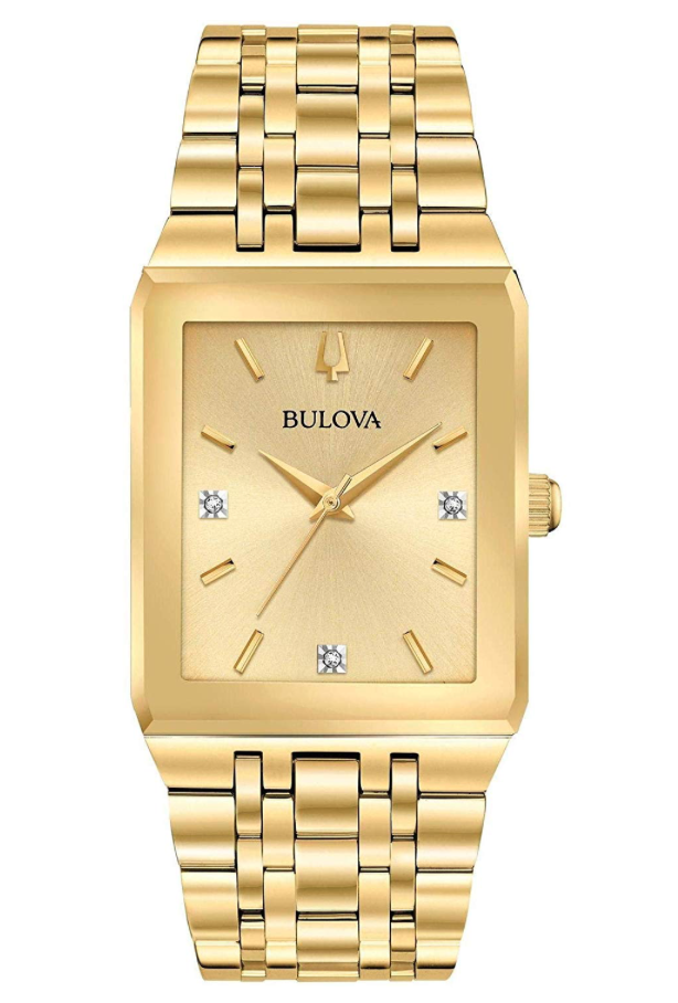 Bulova Futuro Gold Dress Watch, Golden Watch, Luxury Watch, American-made Watch