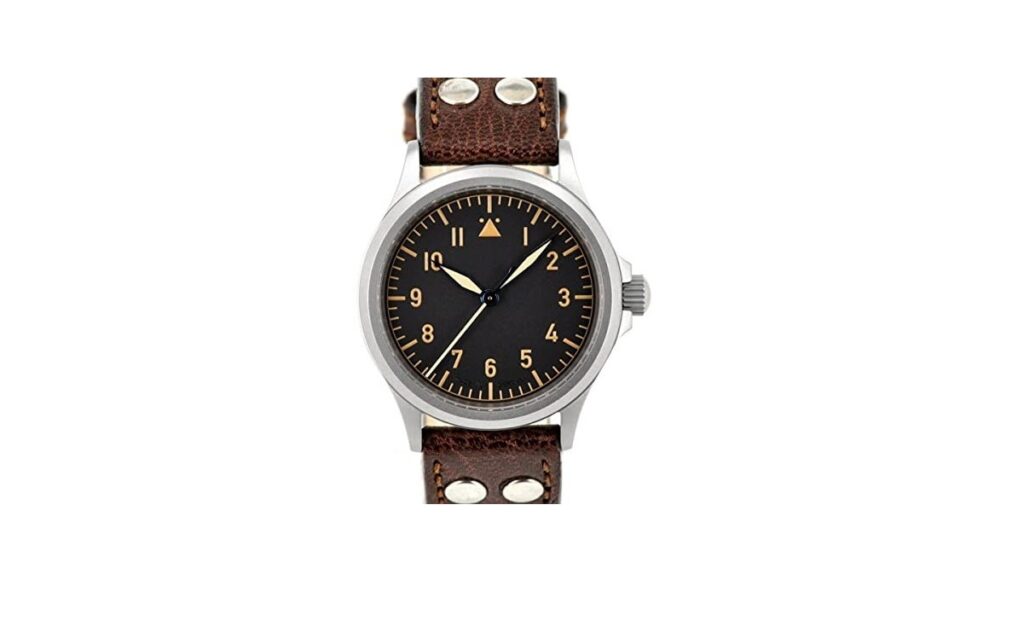 Dievas Vintage Watch, Flieger Watch, Analogue Watch, Leather Watch, Classic Watch