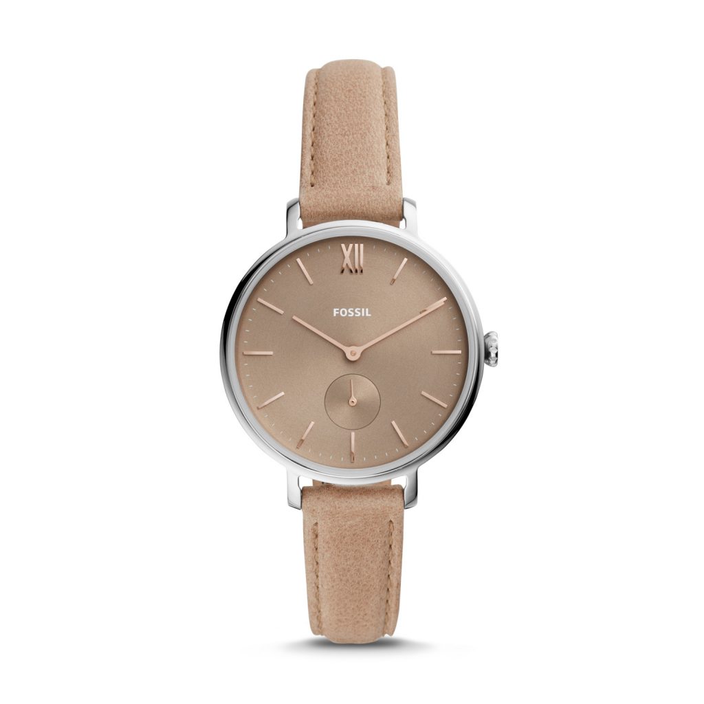 Fossil Kalya Three-Hand Blush Leather Watch, Luxury Watch, Analogue Watch, Brown Watch