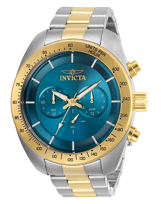 Invicta Watches, Invicta Speedway, Gold Watch Dial, Steel Watch, Wristwatch, Swiss Watch