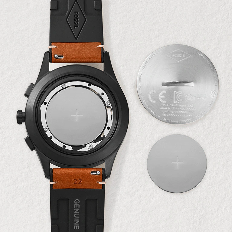 Fossil Hybrid Smartwatch Jacqueline Battery, Modern Watch, Black Watch, Unique Watch