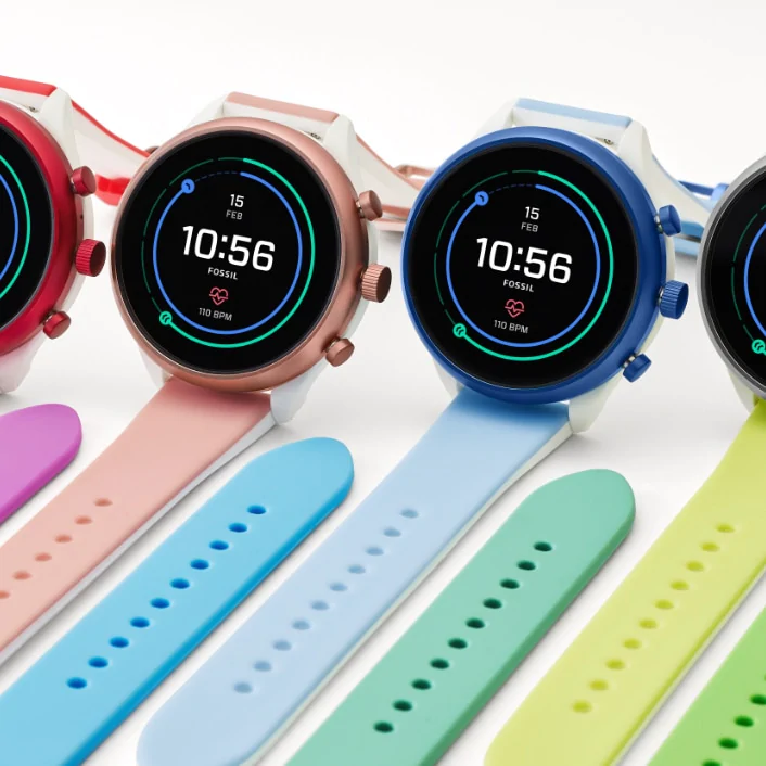 Fossil Sport Smartwatch Interchangeable Color Watch Bands, Digital Watches, Colourful Watch Straps, Modern Watches