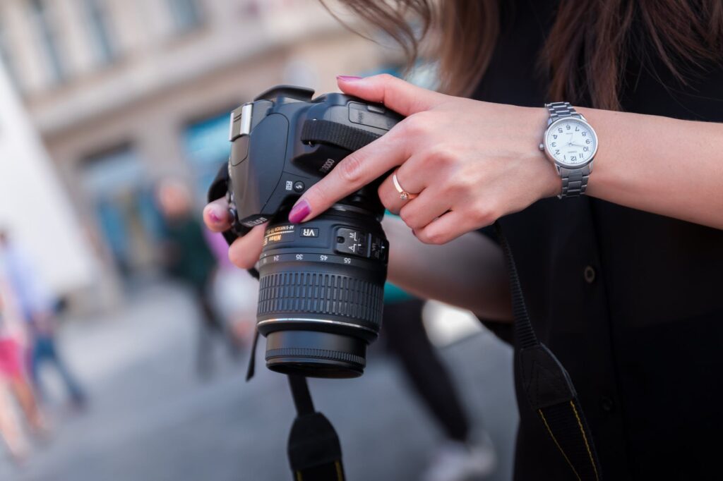 Wristwatch, Silver, Steel Watch, Wristwatch, Camera, Analogue Watch