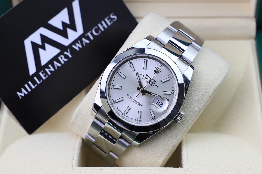 Rolex Oyster, Silver, Steel, Grey, Luxury Watch, Automatic Watch