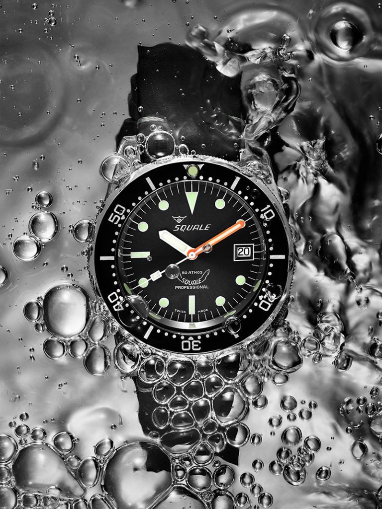 Squale Atmos 50 black dial