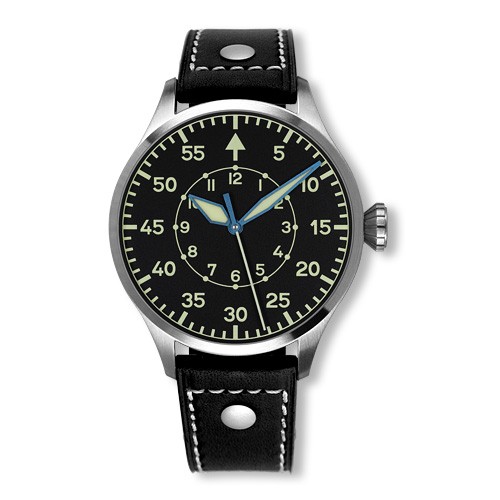 Archimede Pilot 42B, Pilot Watch, Distinctive Watch Design, Black Watch