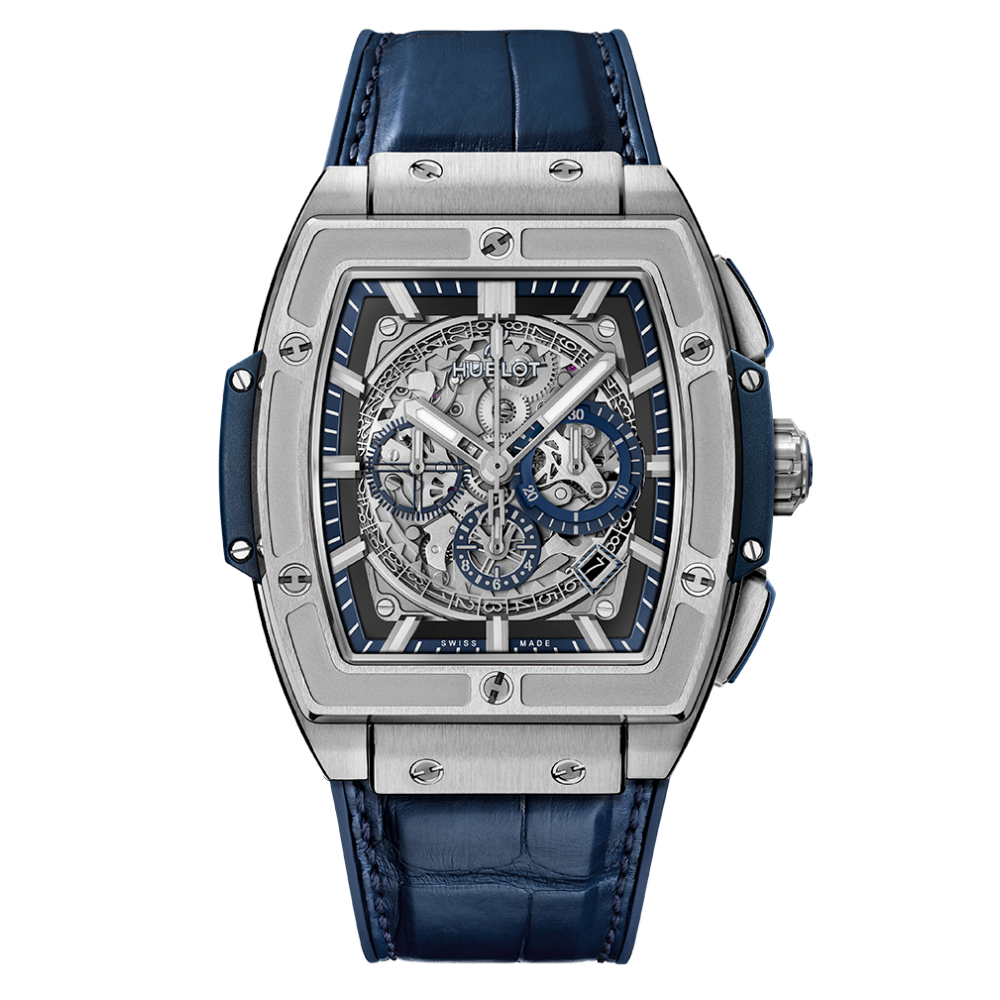 Hublot Spirit of Big Bang Skeleton, Swiss Watch, Leather Watch, Skeleton Watch