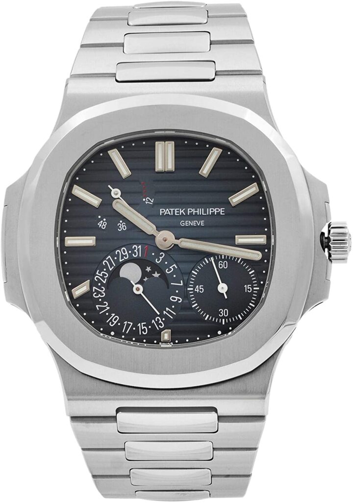 Patek Philippe Nautilus 5712/1A-001 Moon Phase, Steel Watch, Swiss Watch, Silver Watch