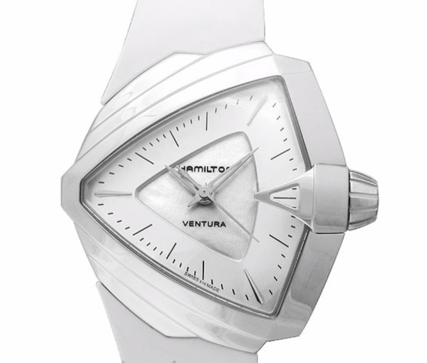 Hamilton Ventura S Quartz, Silver Watch, Swiss Watch, Luxury Watch, Elegant Watch