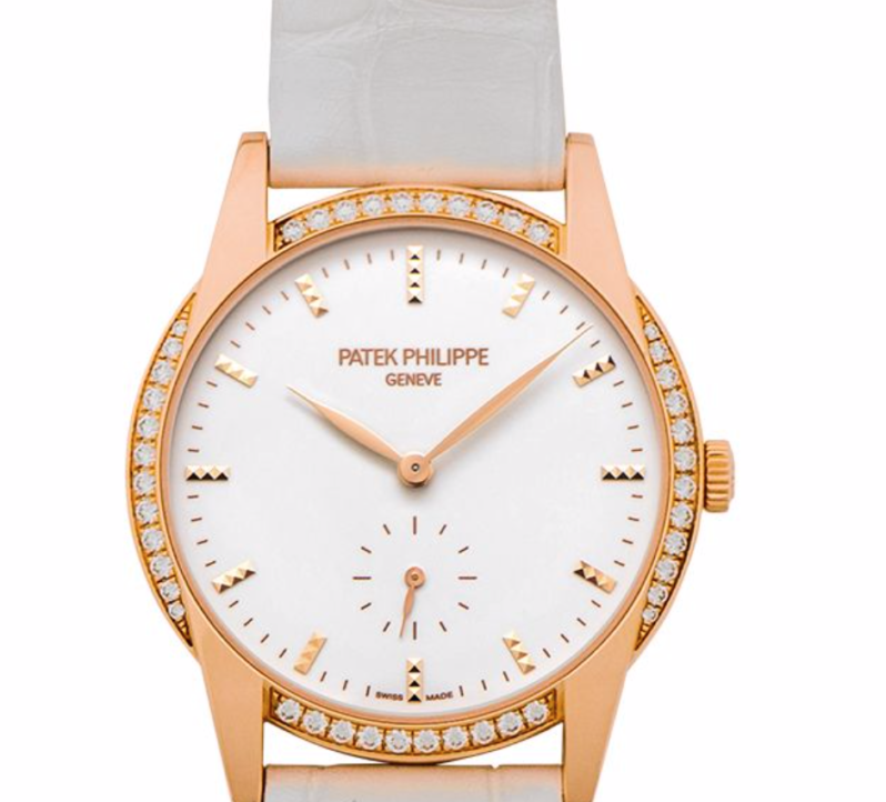 Patek Philippe Calatrava Timeless White, Luxury Watch, Swiss Watch, Diamonds Watch